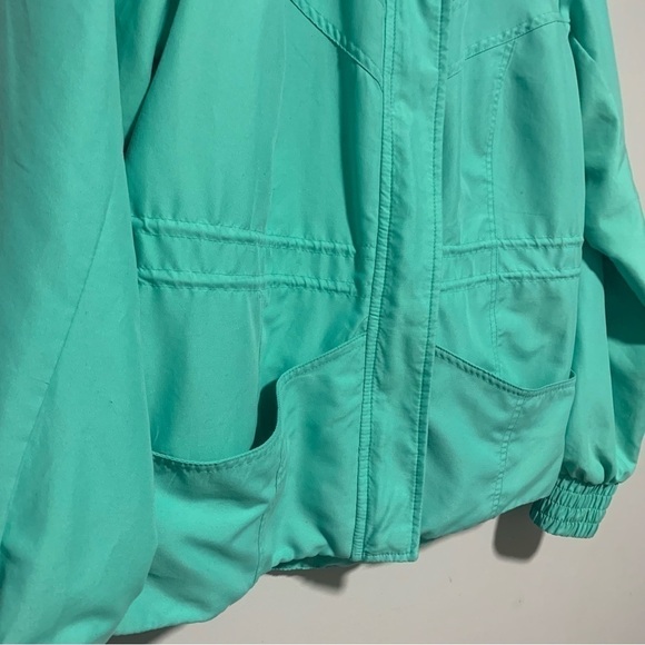 NORTHERN Reflections Teal Color Lightweight Windbreaker Size Medium - Picture 6 of 10